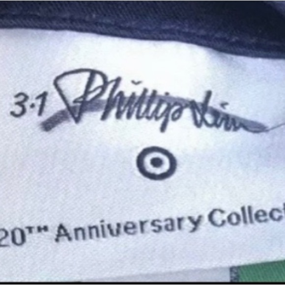 3.1 PHILLIP LIM Phillip For Target Trench Coat Navy Blue Green - Picture 6 of 6